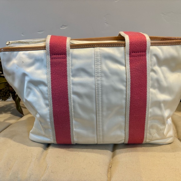 Coach Hampton Sateen Zip Top in Pink - Picture 2 of 7